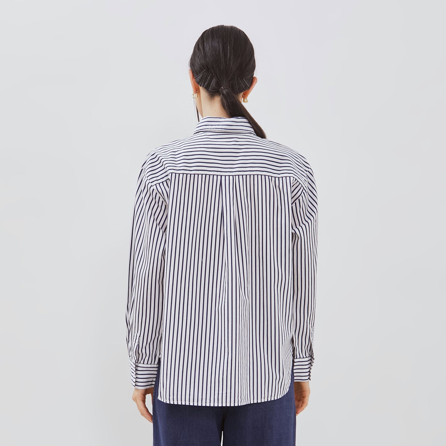 [NEW] Osella Kelly Striped Relaxed Fit Shirt 21375002