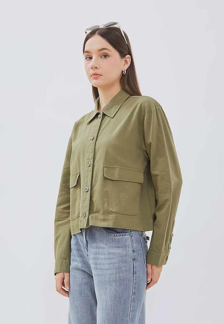 Osella Jenna Shacket With Pockets