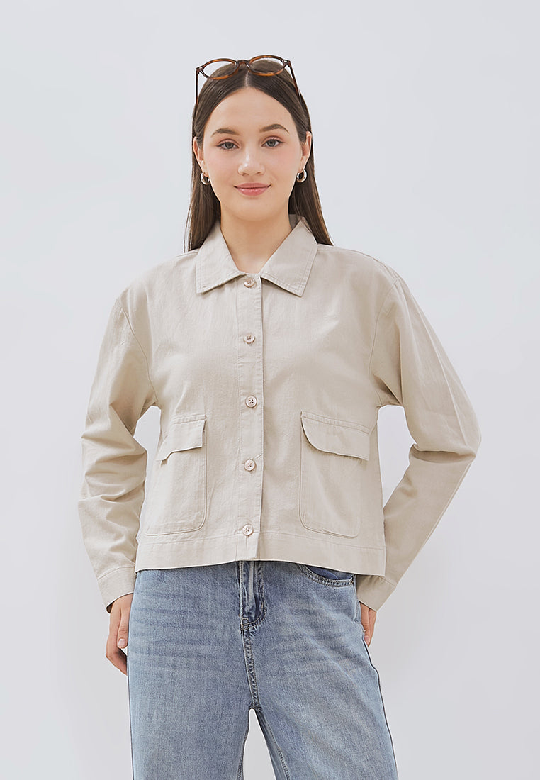 Osella Jenna Shacket With Pockets