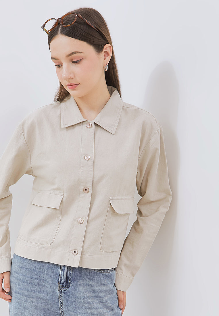 Osella Jenna Shacket With Pockets