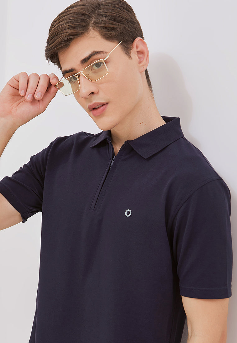 Osella Cody Stretched Half Zip Polo Shirt
