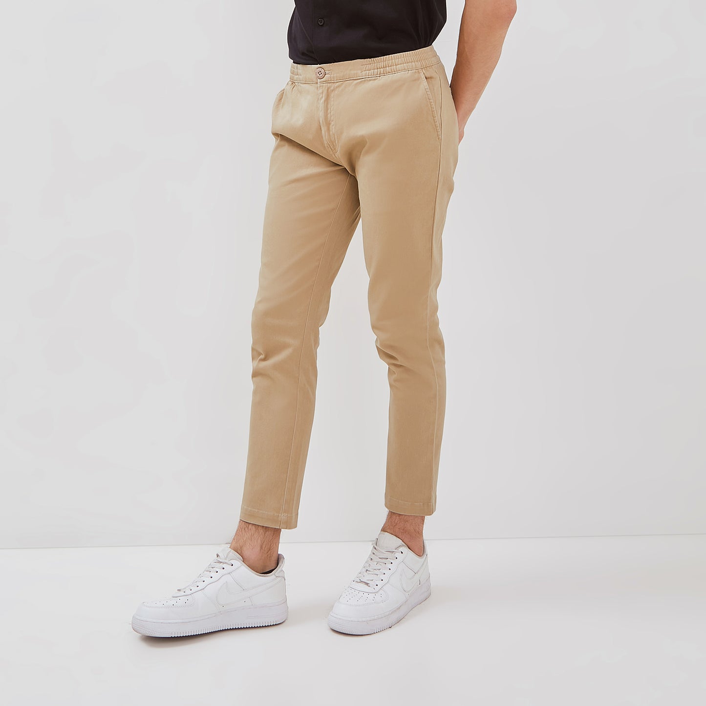 Osella Relaxed Waist Trousers With Adjustable Drawstring