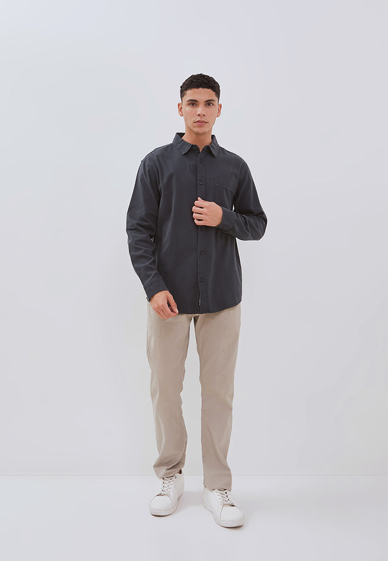 Osella Devon Long Sleeve Shirt With Flannel Fabric