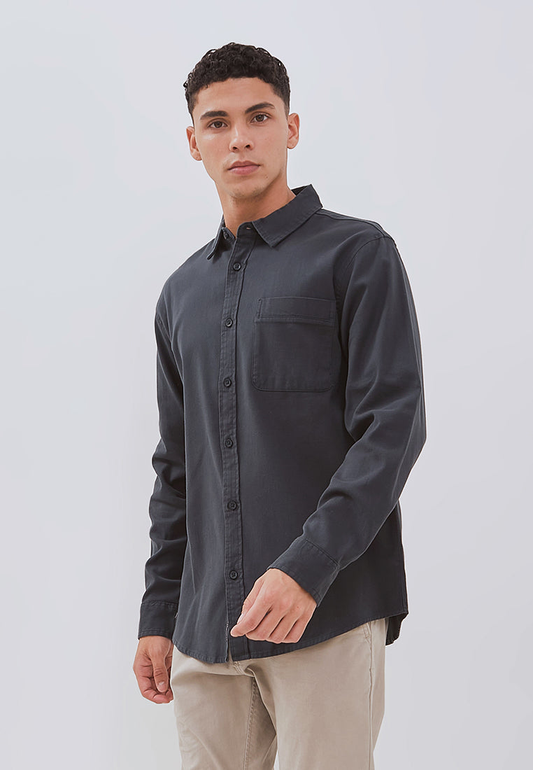 Osella Devon Long Sleeve Shirt With Flannel Fabric