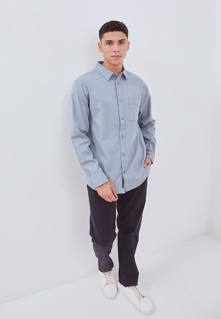 Osella Devon Long Sleeve Shirt With Flannel Fabric