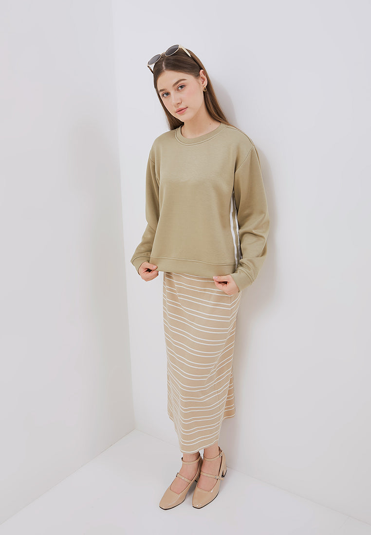 Osella Ember Sweatshirt With Stripe Detail