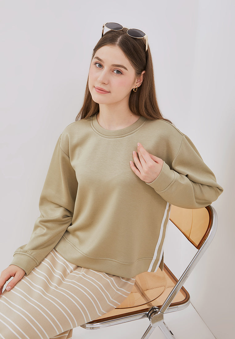 Osella Ember Sweatshirt With Stripe Detail