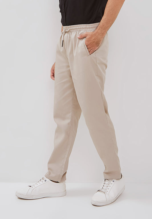 Osella Basic Relaxed Waist Trousers With Adjustable Drawstring