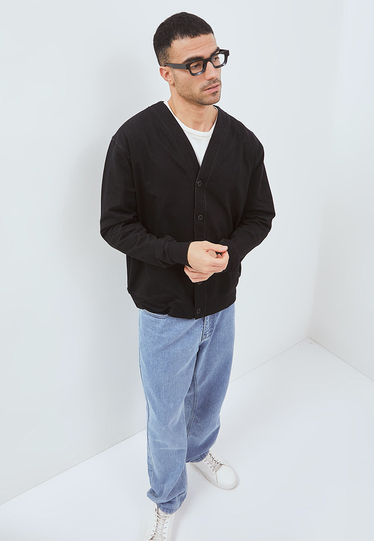 Osella Denim Look Cardigan