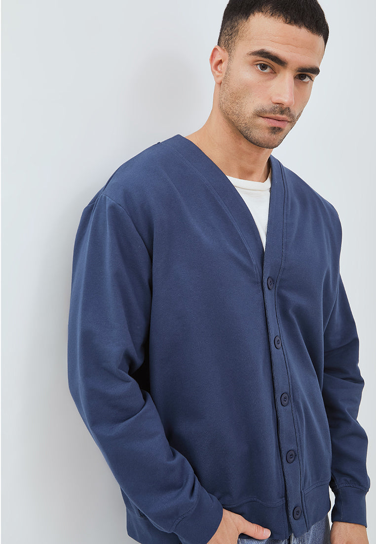 Osella Denim Look Cardigan