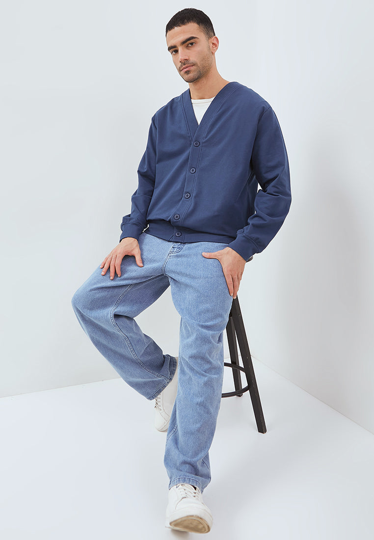 Osella Denim Look Cardigan