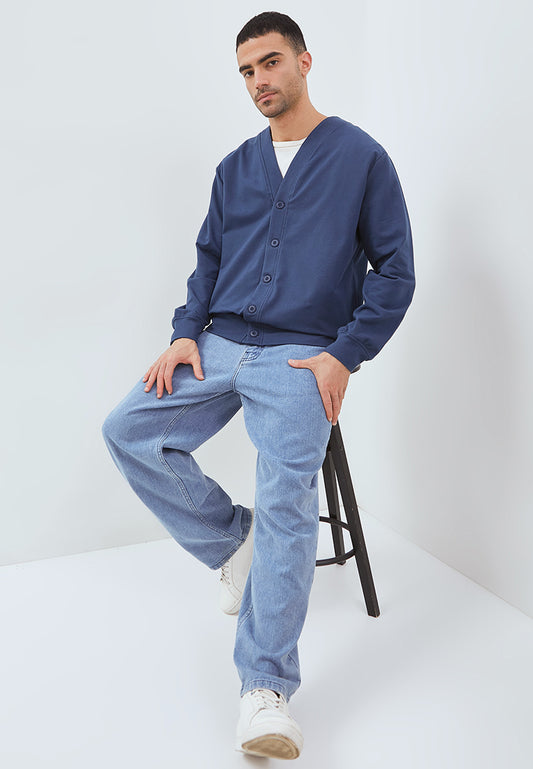 Osella Denim Look Cardigan