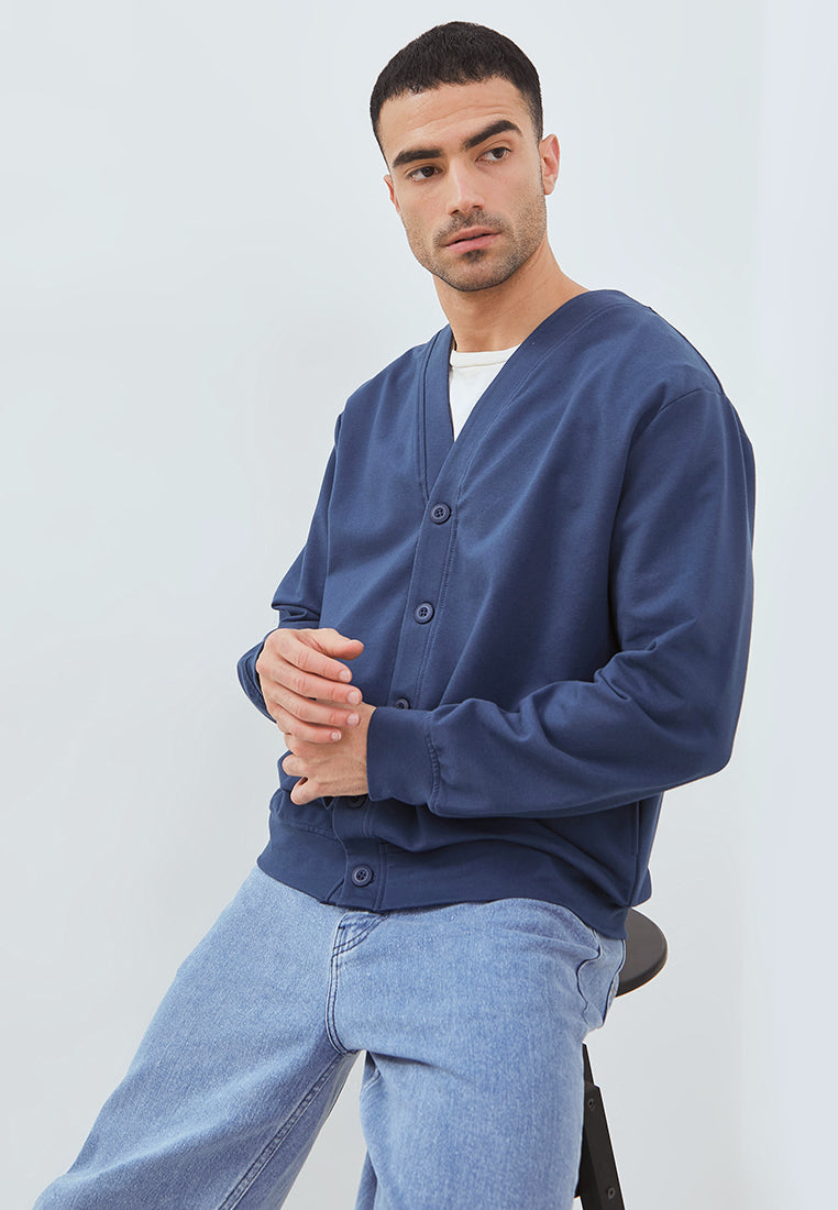 Osella Denim Look Cardigan