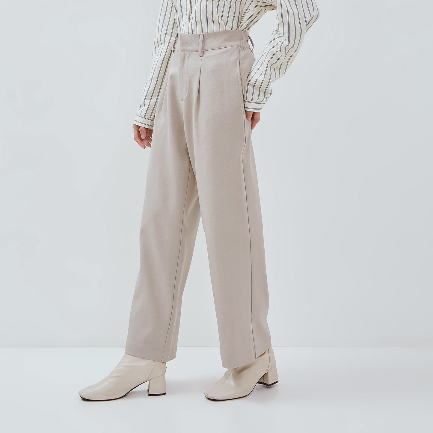 [NEW] Osella Kimmy Wide Leg High-Waist Trousers 21815005