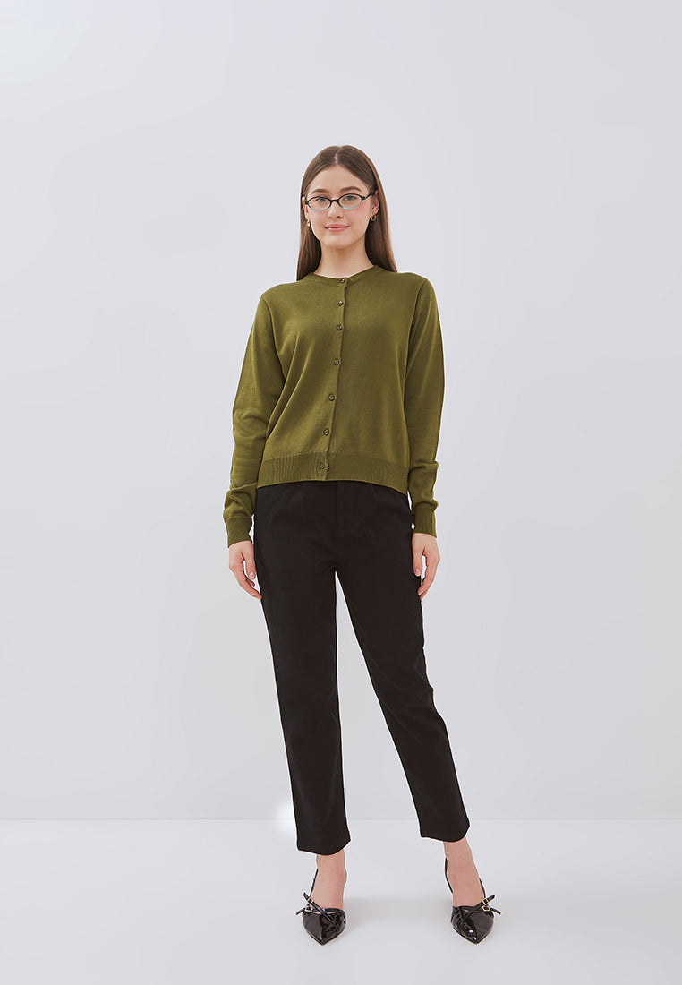 Osella Poppy Plain Knit Cardigan