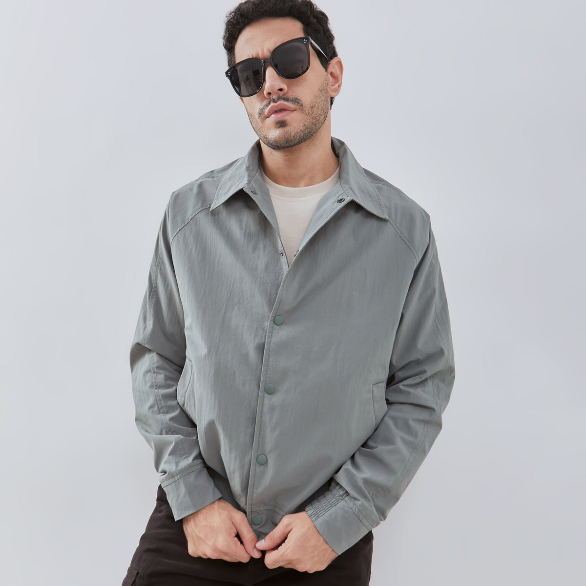 Osella Tommy Nylon Cotton Bomber Jacket
