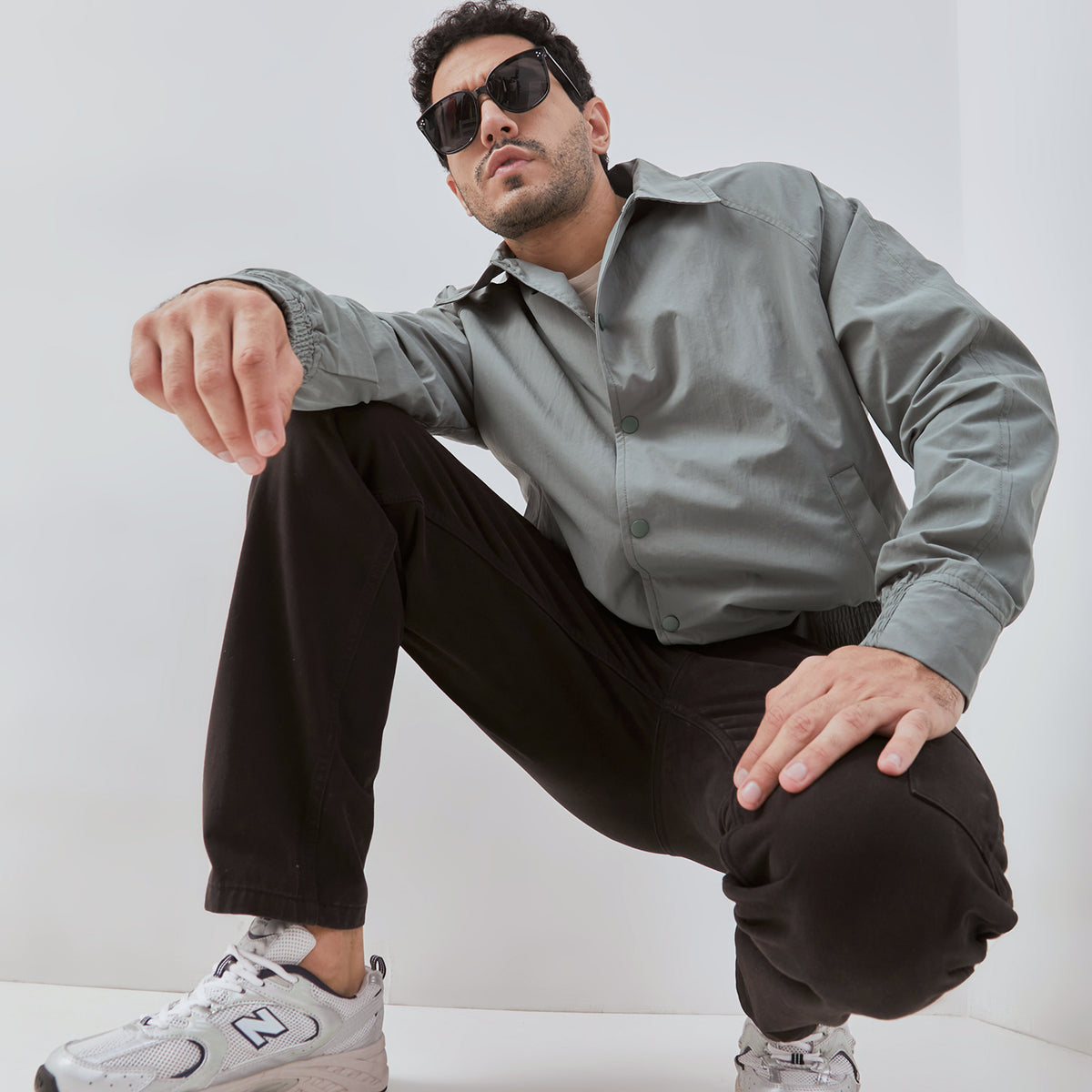 Osella Tommy Nylon Cotton Bomber Jacket