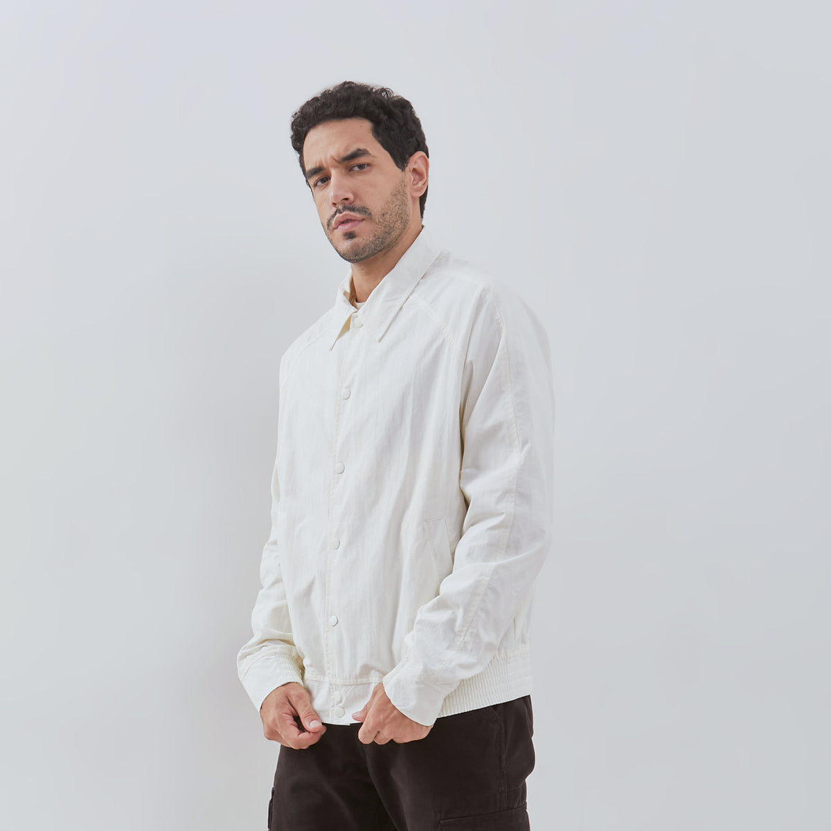 Osella Tommy Nylon Cotton Bomber Jacket