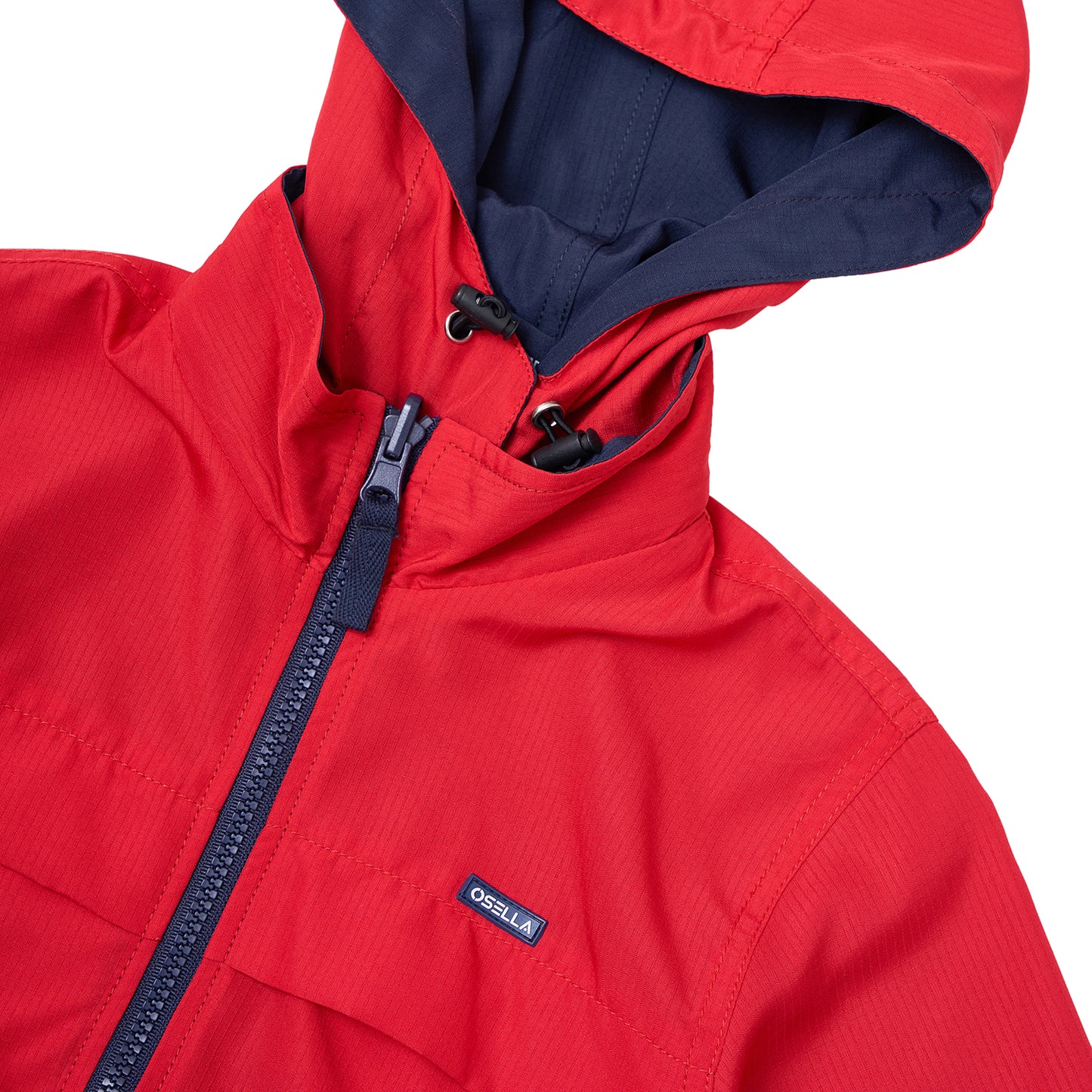 [NEW] Osella Casper Reversible Jacket Hoodie In Red And Navy 2261500151