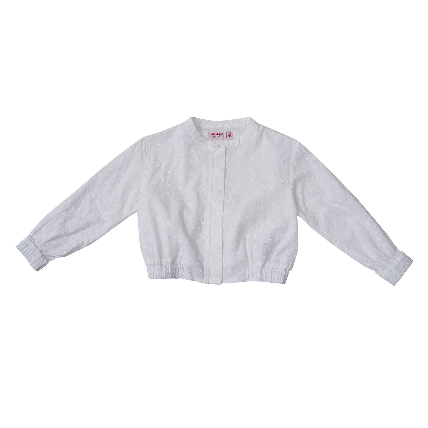 Osella Lace Bomber Jacket In White 2361500601