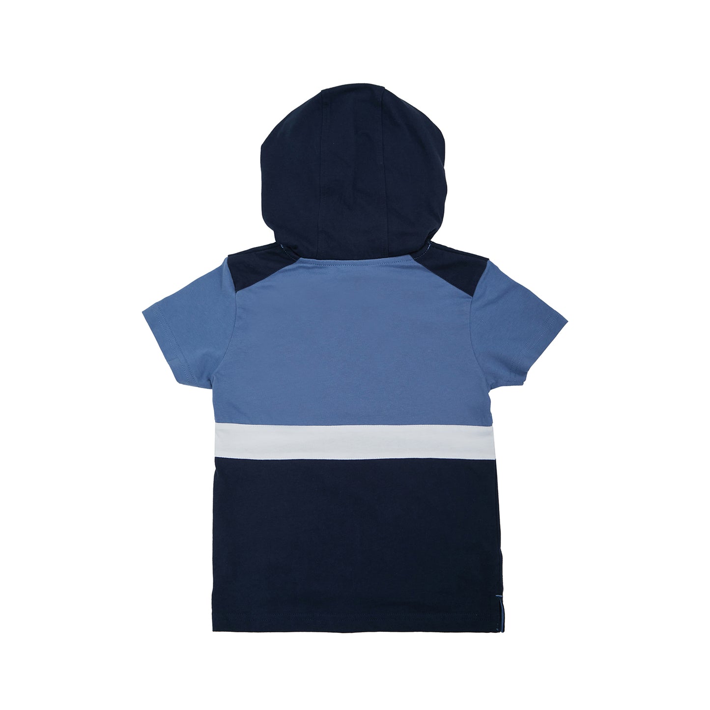 OSELLA COLOR COMBINATION SHORT SLEEVE HOODED T-SHIRT 227A5001