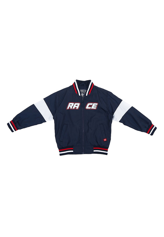 Osella Race Varcity Jacket In Navy
