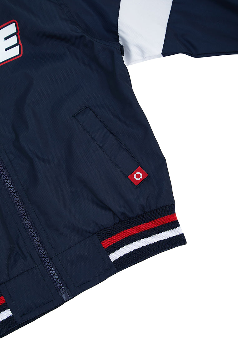 Osella Race Varcity Jacket In Navy