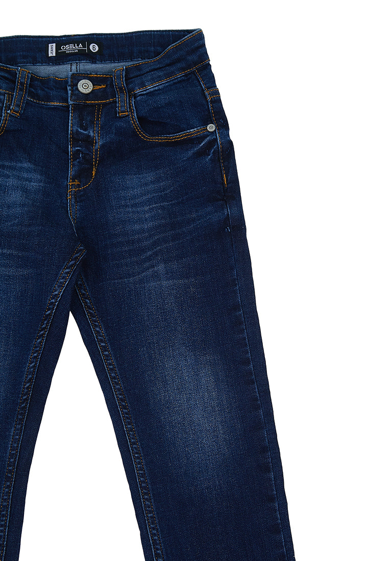 Osella Ollie Denim Long Pants Dark Washed