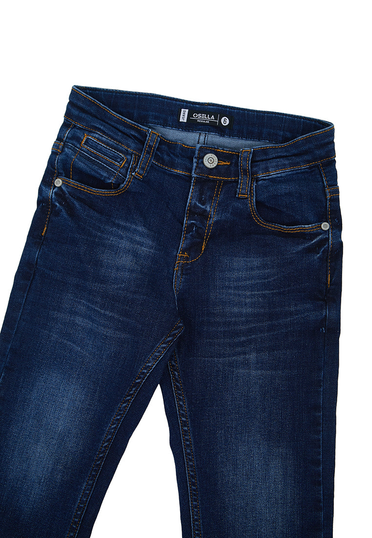 Osella Ollie Denim Long Pants Dark Washed