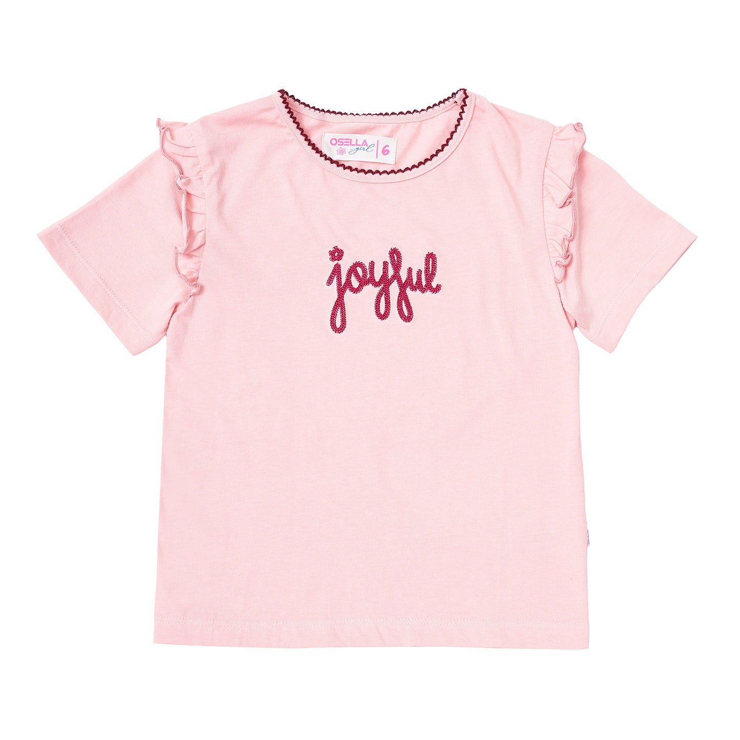 Osella Joyful Embroidery T-Shirt In Pink 23715001