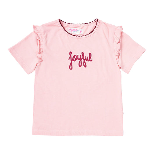 Osella Joyful Embroidery T-Shirt In Pink 23715001