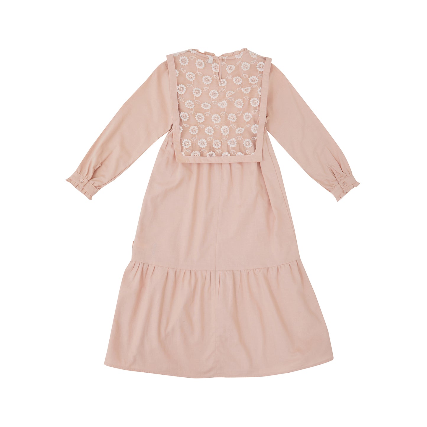 Osella Kids Ruhani Maxi Dress With Additional Tulle Vest In Pink
