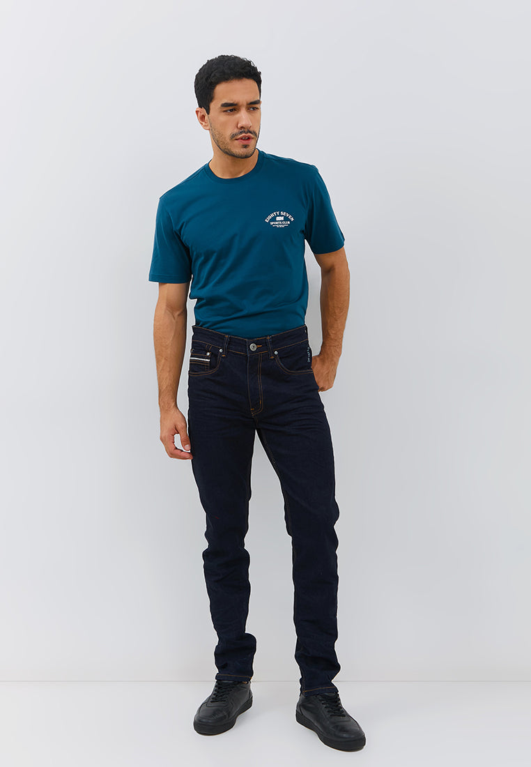 Osella Edison Slim Fit Jeans in Raw Denim Wash