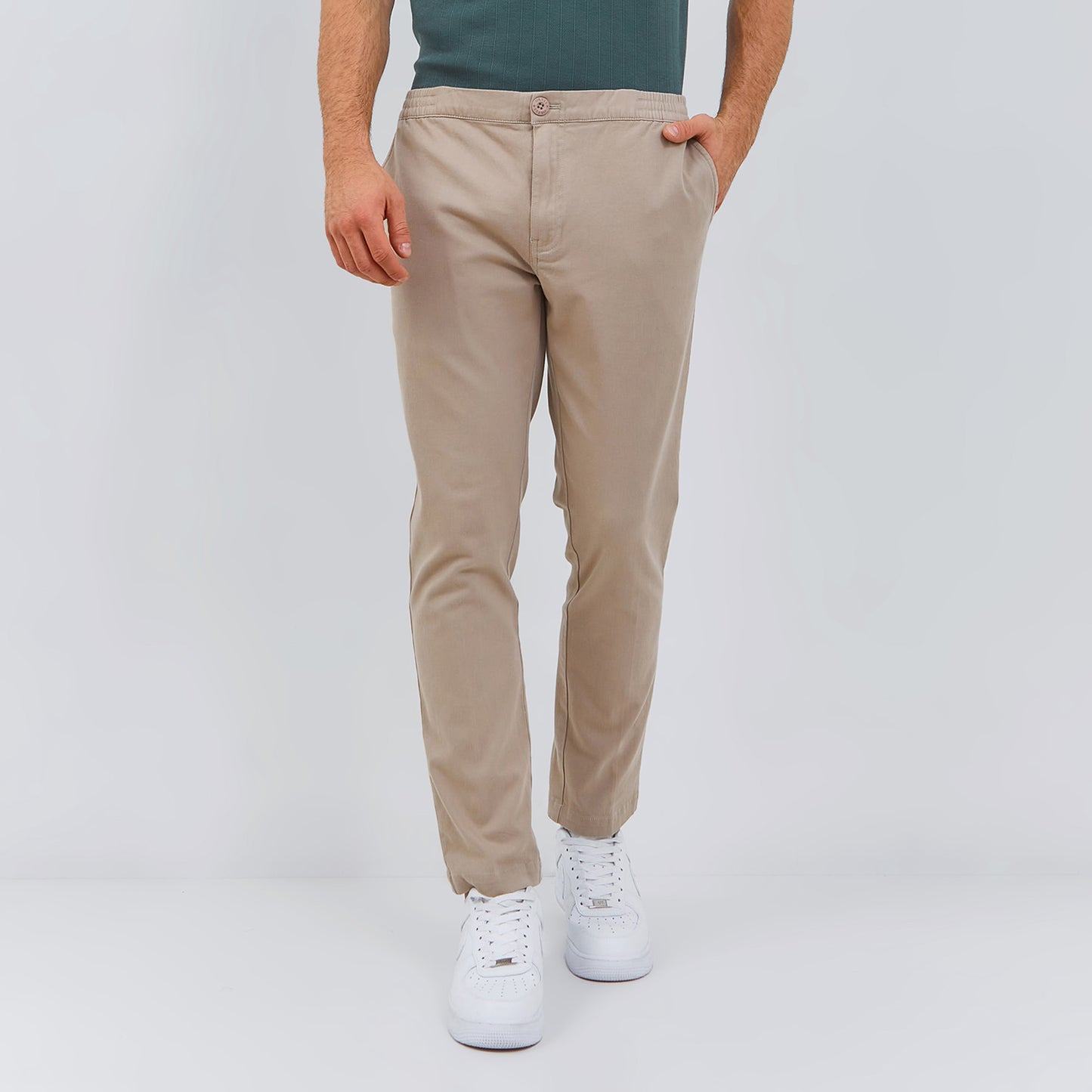 Osella Relaxed Waist Trousers With Adjustable Drawstring