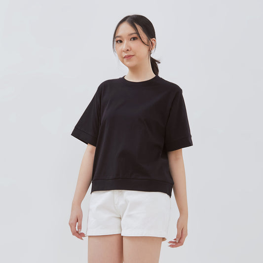 Osella Short Sleeve T-Shirt With Rib Combination