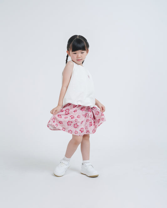 Osella Kids Gentle Bloom Linen Top