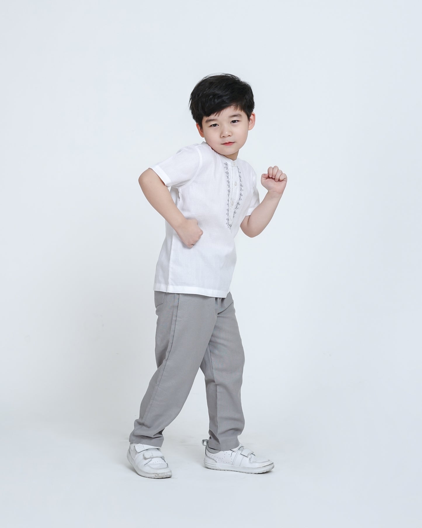 Osella Kids Koko Embroidered Koko Shirt And Pants Set