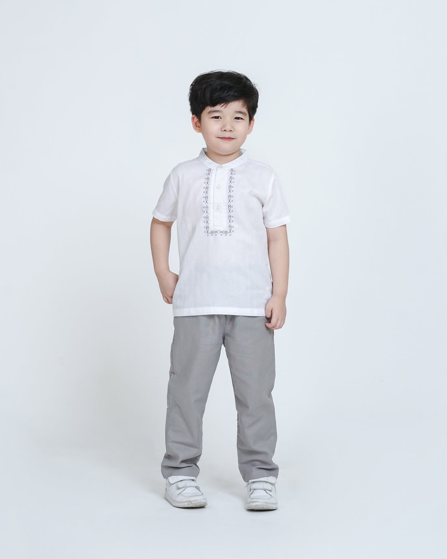 Osella Kids Koko Embroidered Koko Shirt And Pants Set