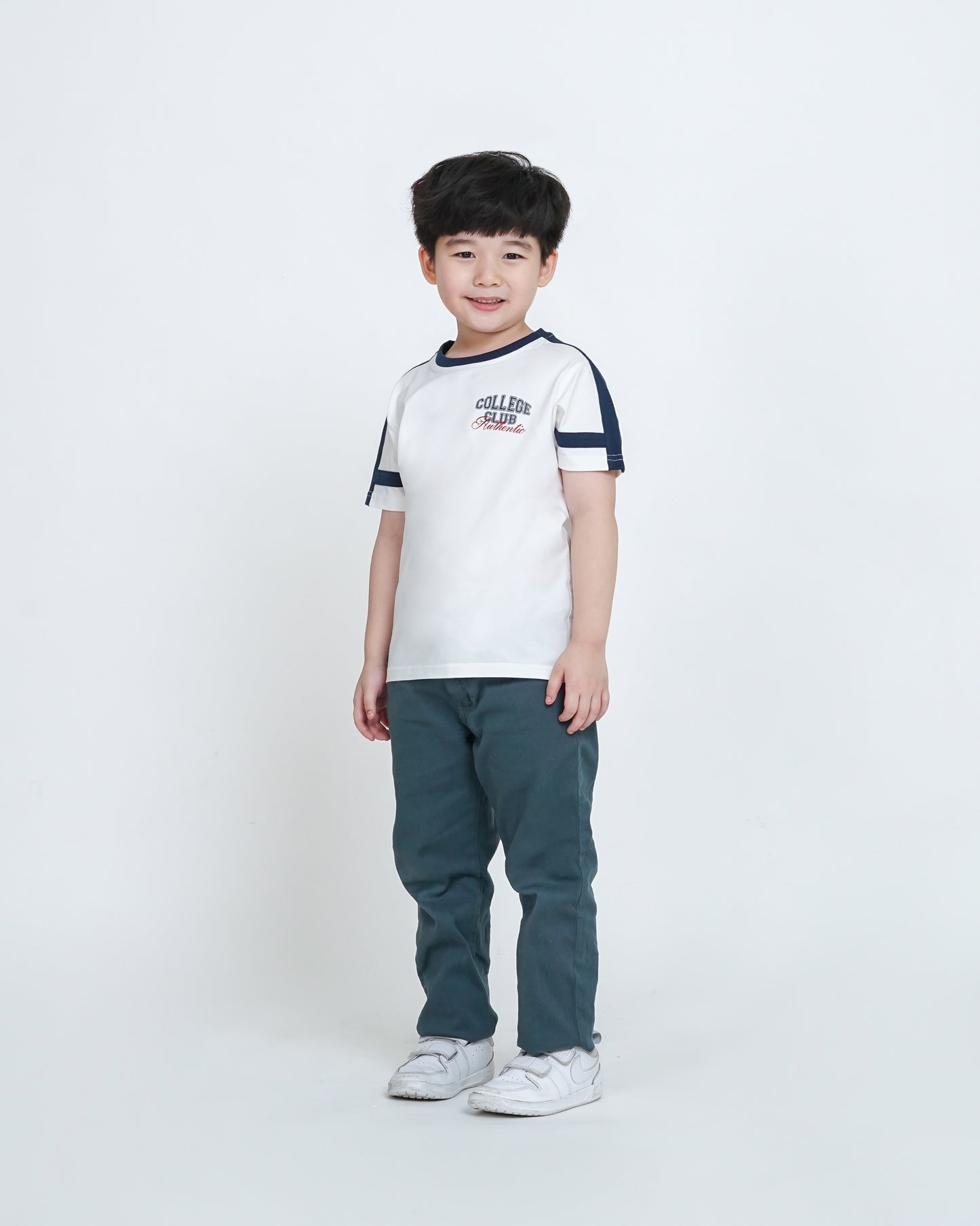 Osella White T-Shirt With Red Detailing