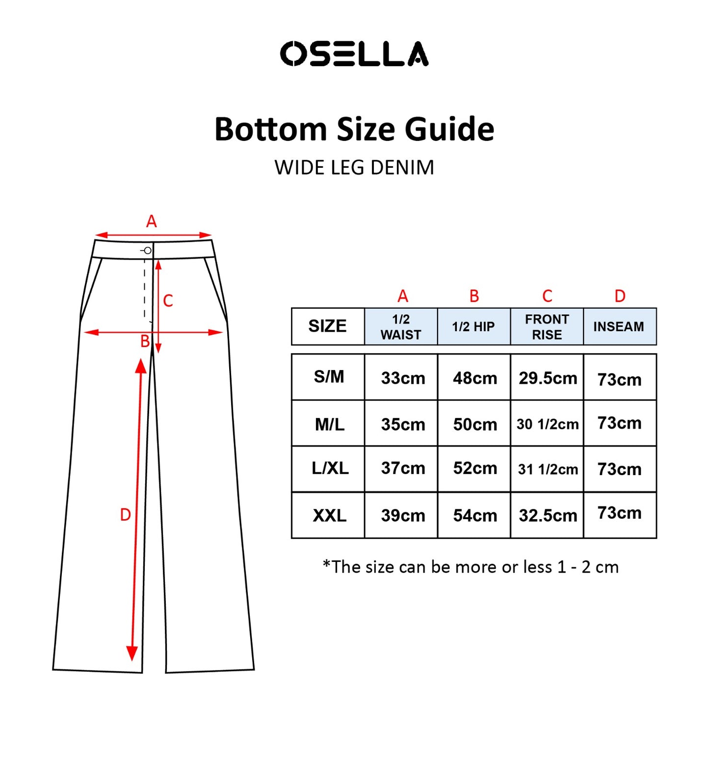 Osella Wide Pants With Satin Fabric Combination