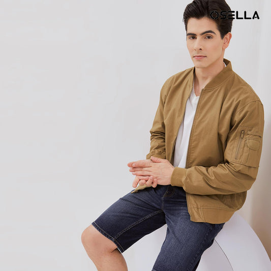 [NEW] Osella Bomber Ripstop Jacket With Woven Living 20615002 | Jaket Bomber Laki Laki