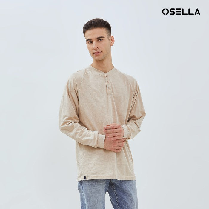 [NEW] OSELLA ZACKY LONG SLEEVE HENLEY TOP 20775001