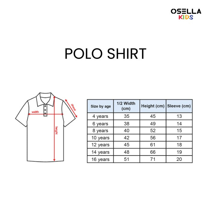 Osella Nigel Striped Polo Shirt With Contrast Sleeve Opening And Collar