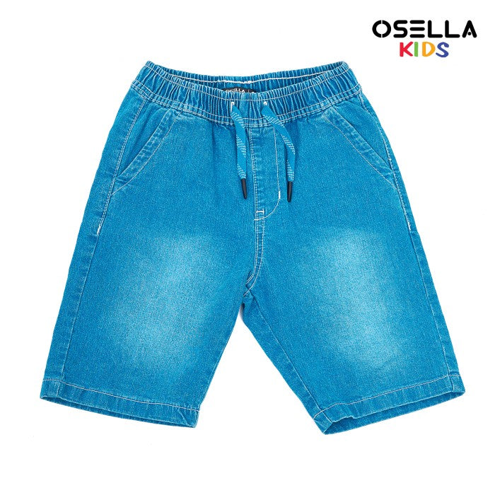 [NEW] Osella Theo Elastic Waistband Short Denim Pants 22865004