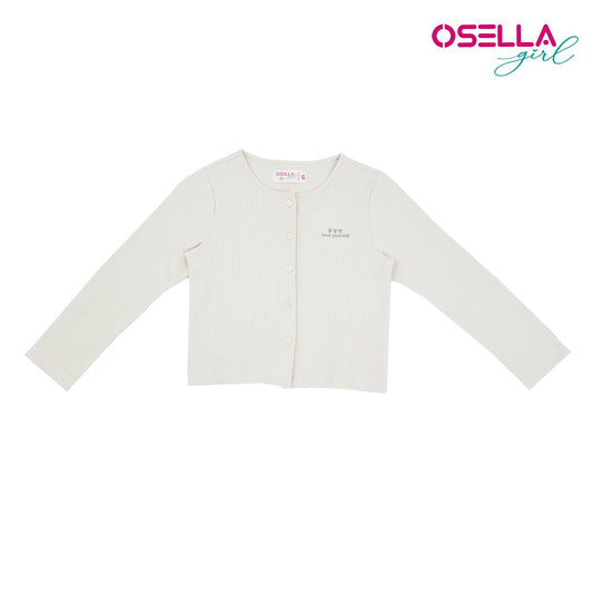 [NEW] Osella Lovely Rib Cardigan In Beige 2361500889 | Cardigan Rajut Anak Perempuan