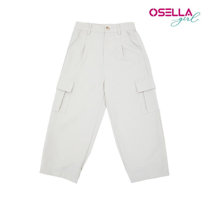 Osella Kana Long Cargo Pants With Half Elastic Band On The Leg Opening 23815002