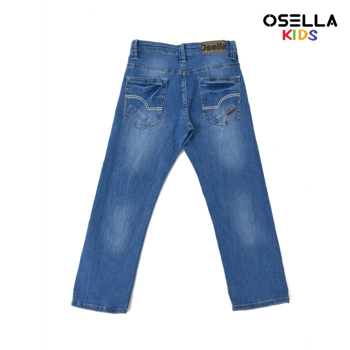 [NEW] Osella Nate Denim Long Pants In Light Washed 228O5003A1 | Celana Jeans Panjang Anak Laki Laki