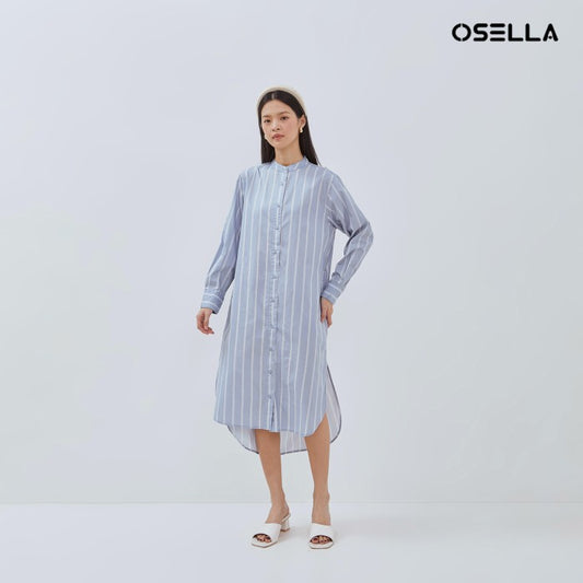 [NEW]OSELLA ALYIAH STRIPED MAXI DRESSWITH ADDITIONAL SELF FABRIC BELT 2157501436