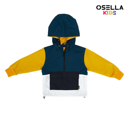 [NEW] Osella Edmond Tri-Color Jacket With Hoodie 2261500465 | Jaket Anak Laki Laki