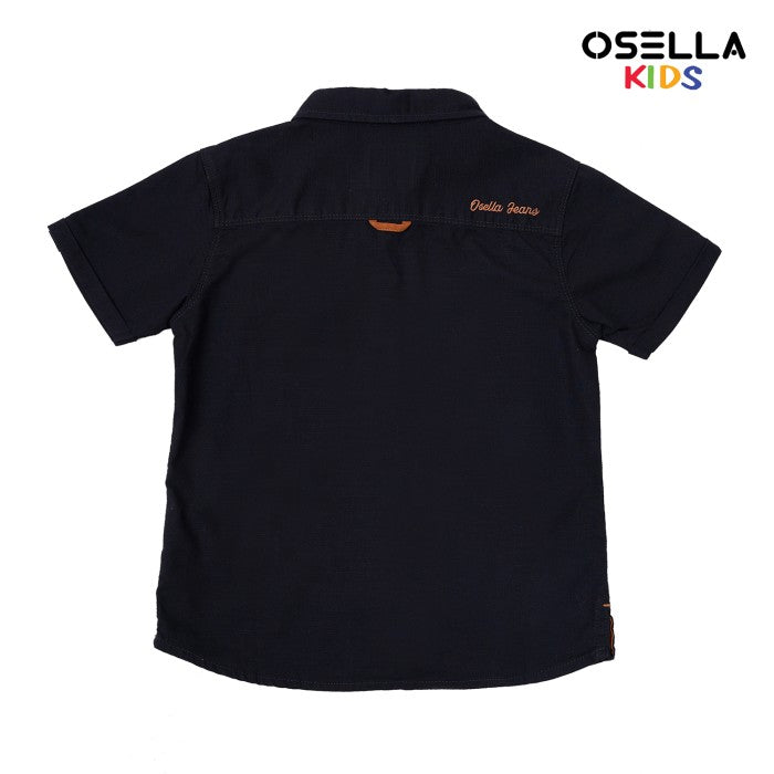 [NEW] Osella Rayyan Solid Collared Short Sleeve Shirt 22325001 | Kemeja Lengan Pendek Anak Laki-Laki